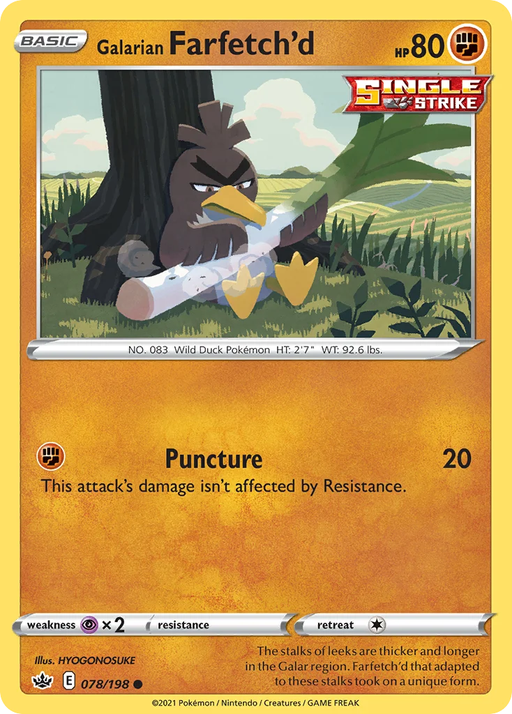 Galarian Farfetch'd 078/198 Common