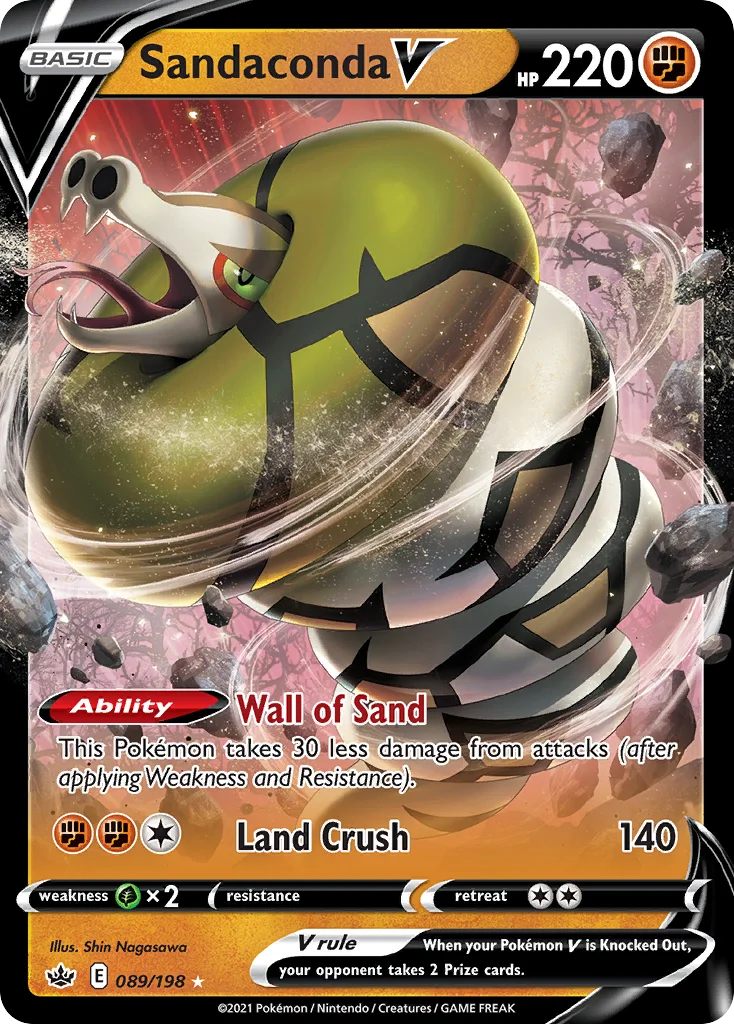 Sandaconda V 089/198 Rare holo v