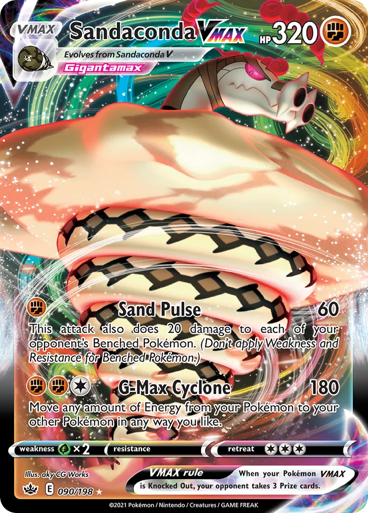 Sandaconda VMAX 090/198 Rare holo vmax