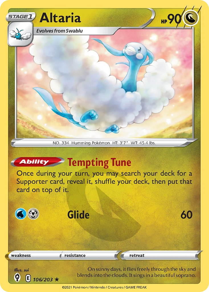 Altaria 106/203 Rare