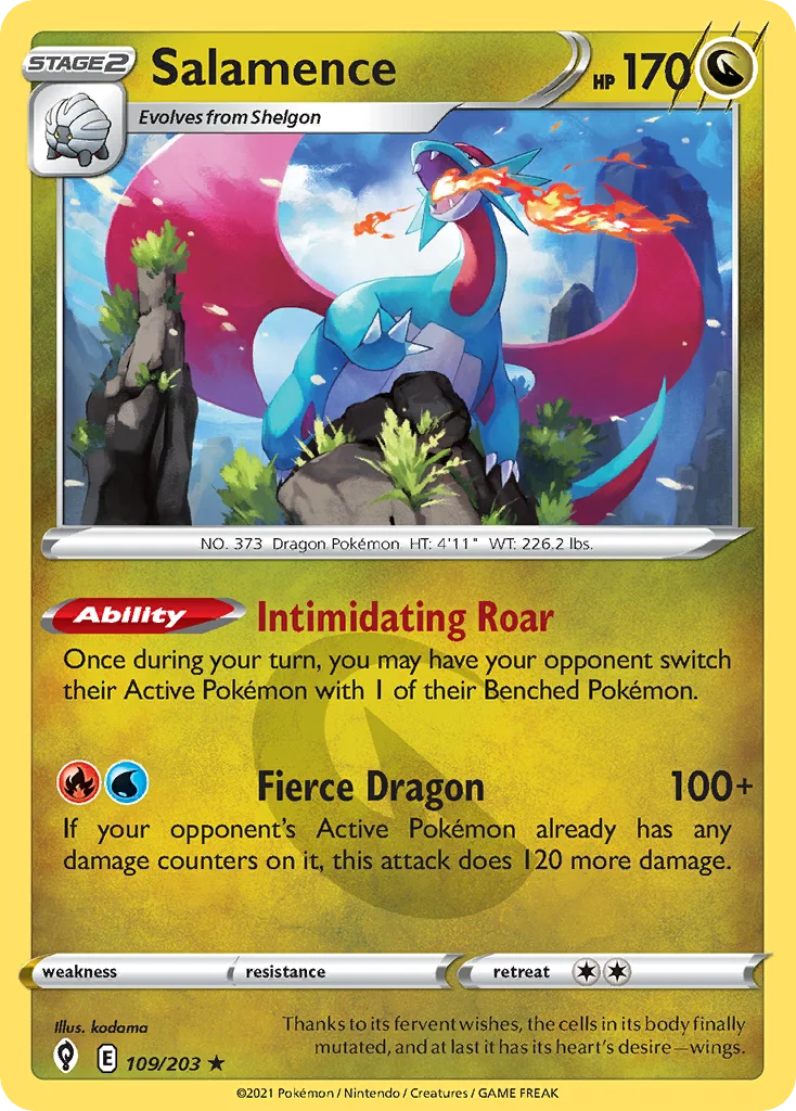 Salamence 109/203 Rare holo