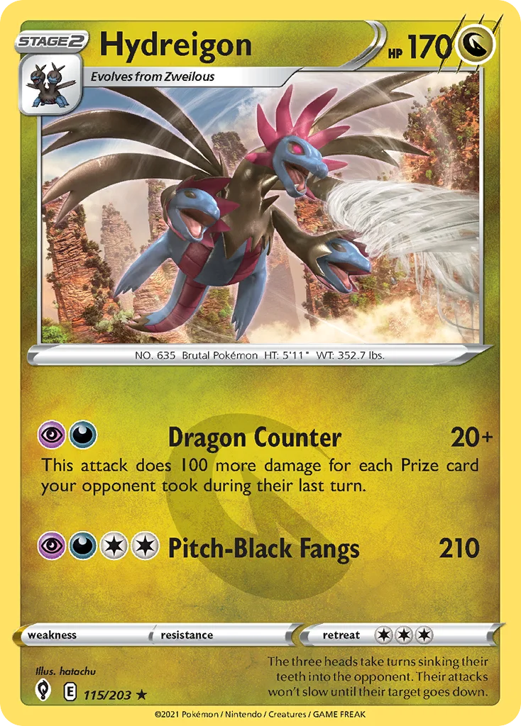 Hydreigon 115/203 Rare holo