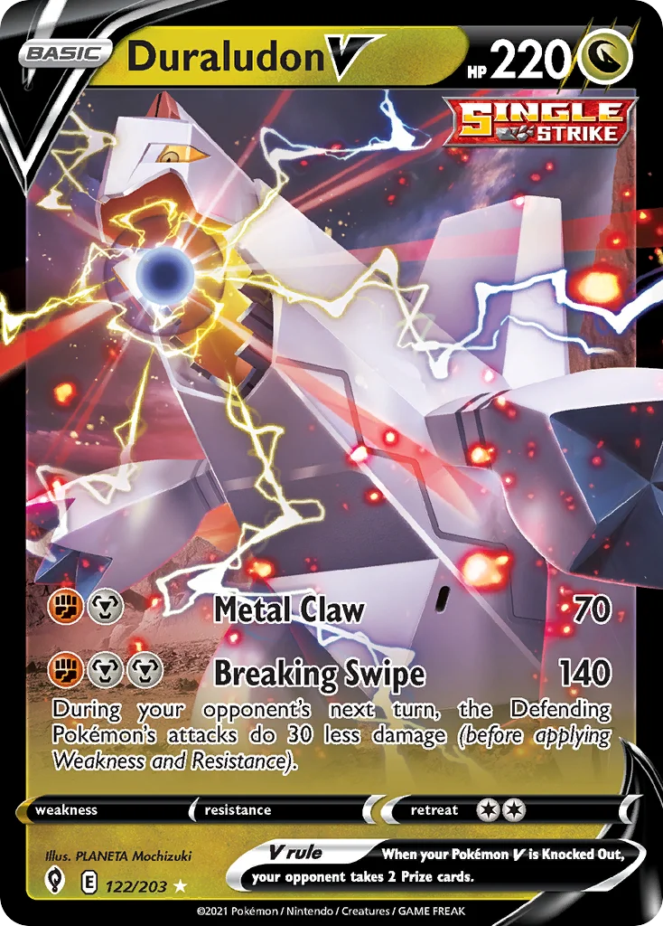 Duraludon V 122/203 Rare holo v