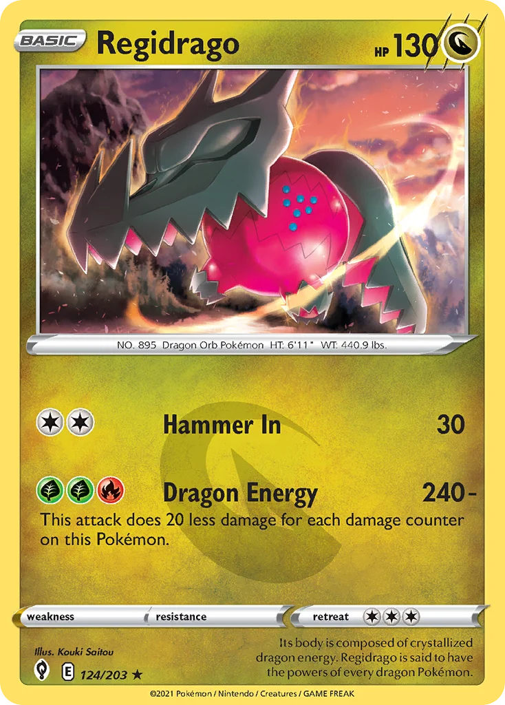 Regidrago 124/203 Rare holo