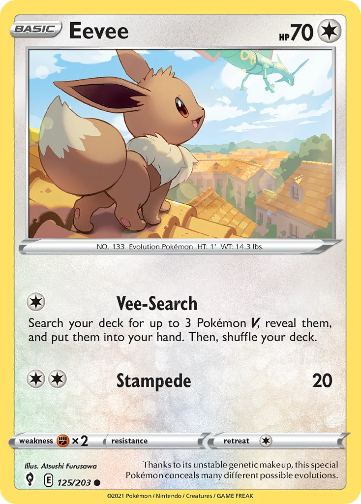 Eevee 125/203 Common
