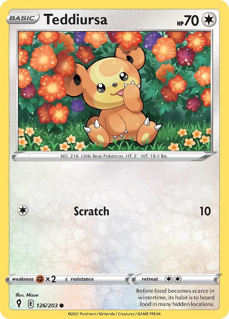 Teddiursa 126/203 Common