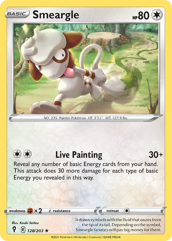 Smeargle 128/203 Rare