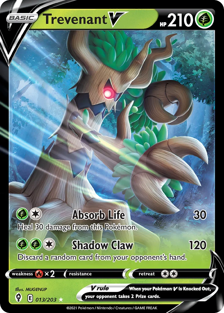 swsh7-13 Trevenant V 013/203 Rare holo v