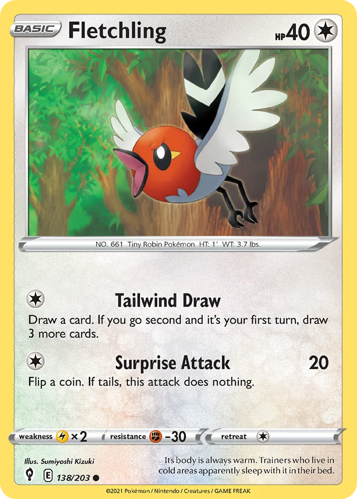 Fletchling 138/203 Common