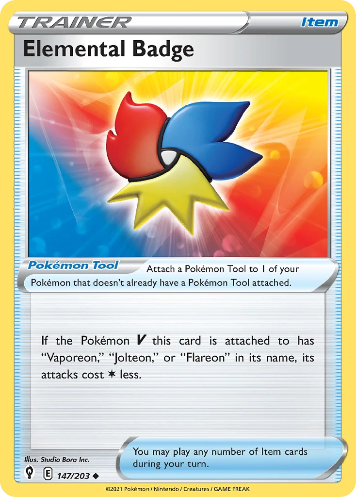 Elemental Badge 147/203 Uncommon
