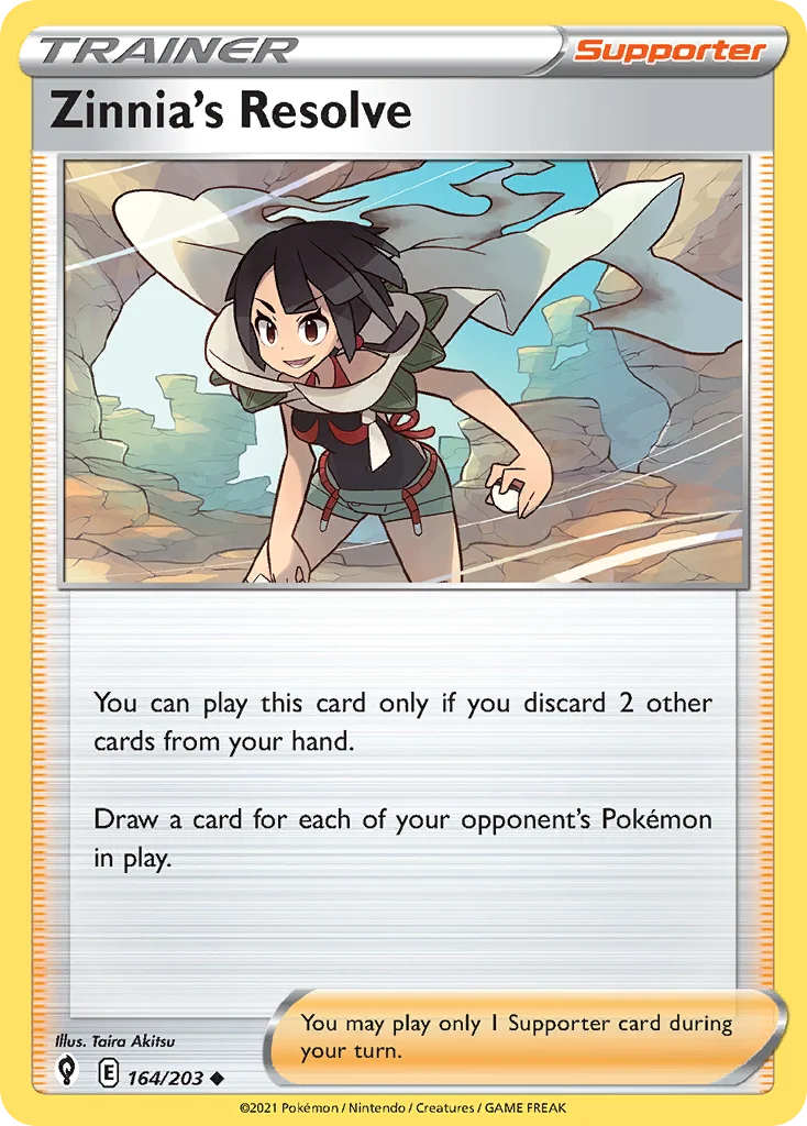 Zinnia's Resolve 164/203 Uncommon