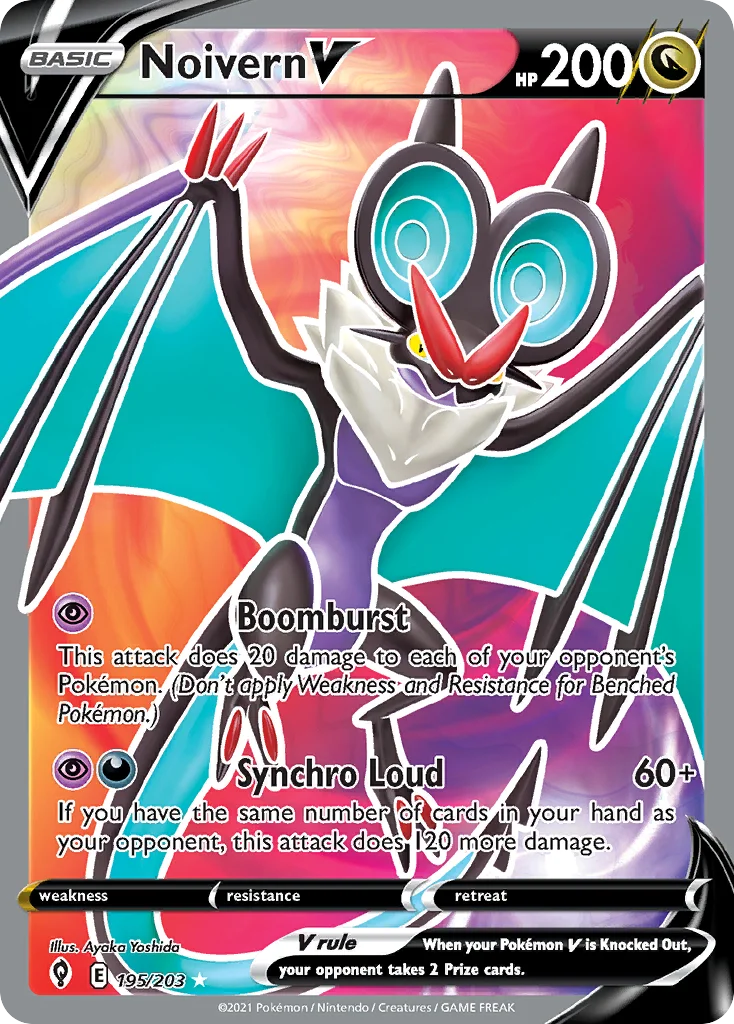 Noivern V 195/203 Rare ultra