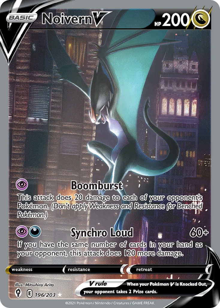 Noivern V 196/203 Rare ultra