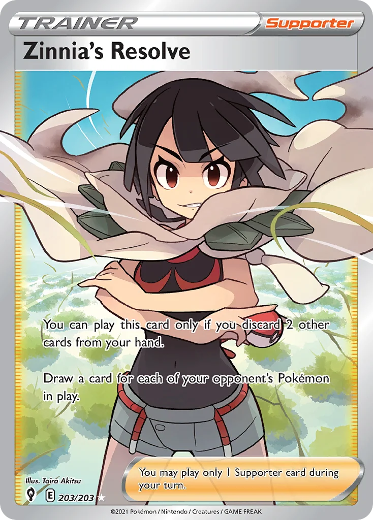 Zinnia's Resolve 203/203 Rare ultra
