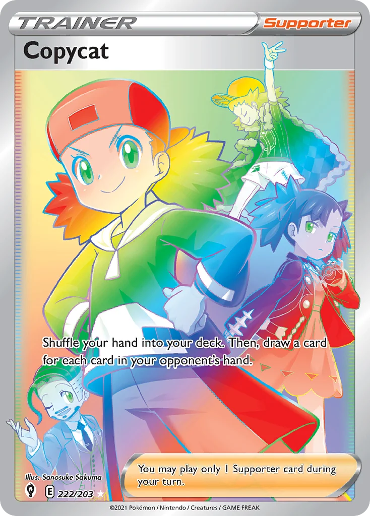 Copycat 222/203 Rare rainbow