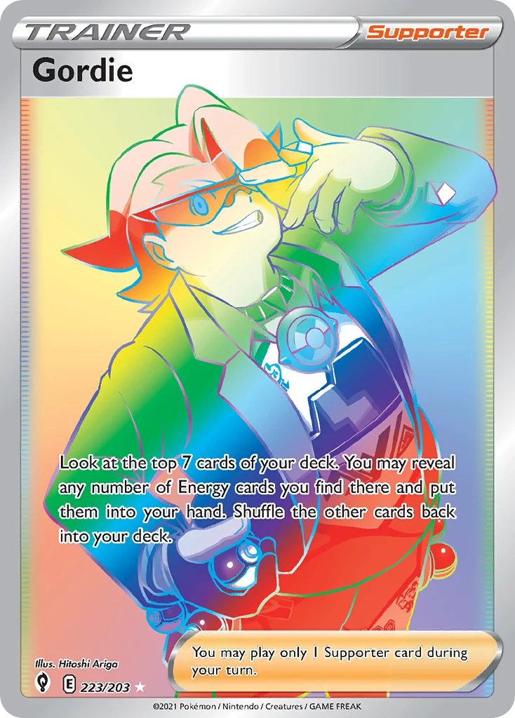 Gordie 223/203 Rare rainbow