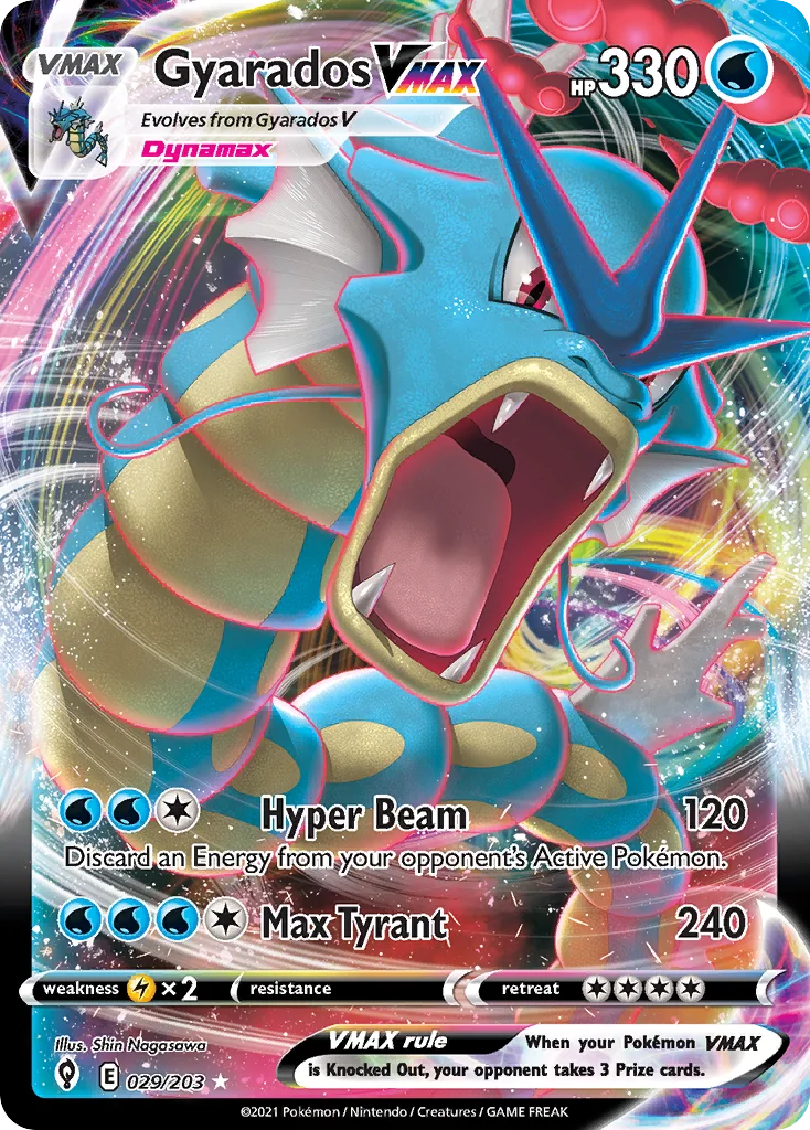 Gyarados VMAX 029/203 Rare holo vmax