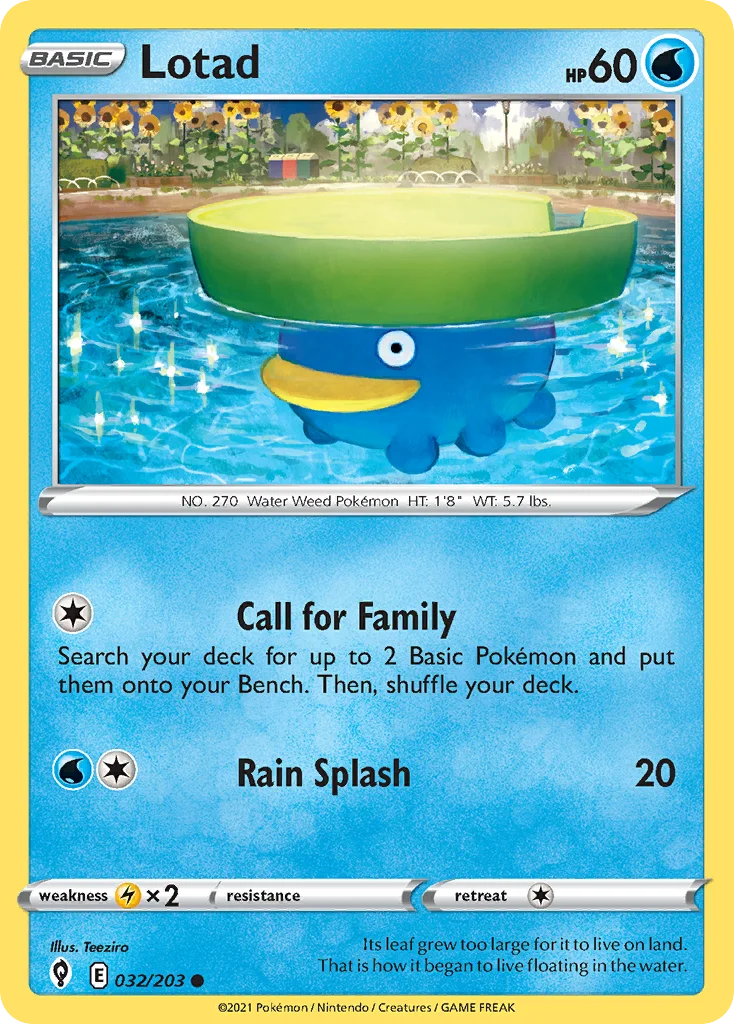 Lotad 032/203 Common