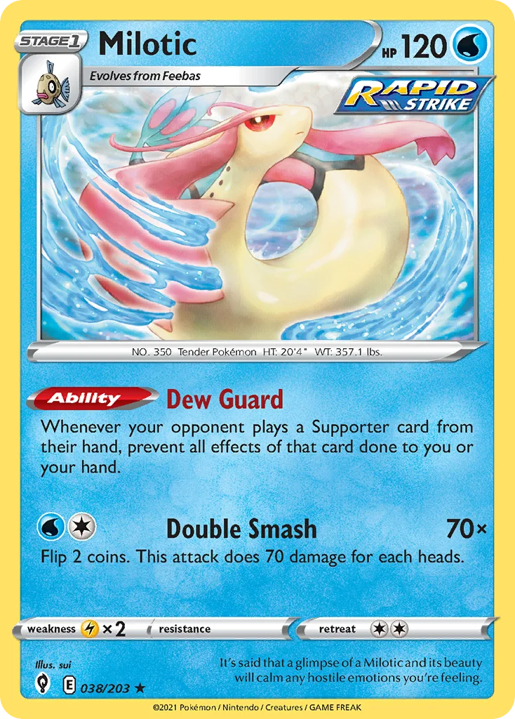 Milotic 038/203 Rare