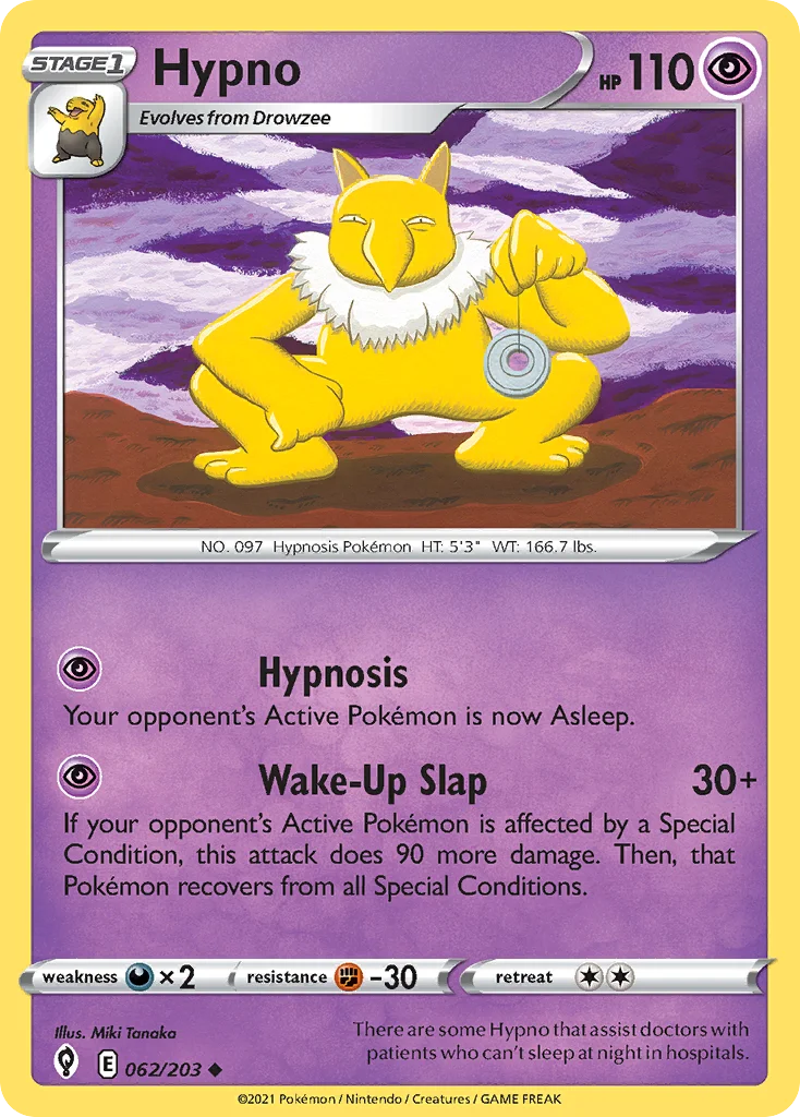swsh7-62 Hypno 062/203 Uncommon
