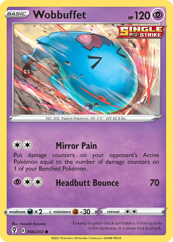 swsh7-66 Wobbuffet 066/203 Common