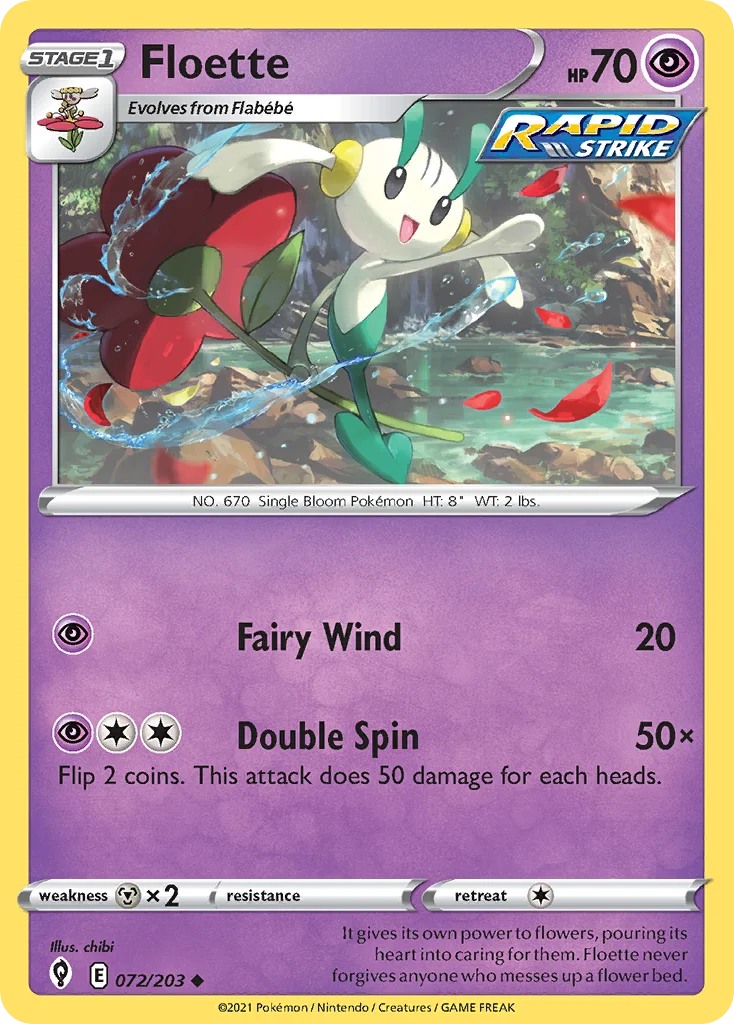 swsh7-72 Floette 072/203 Uncommon