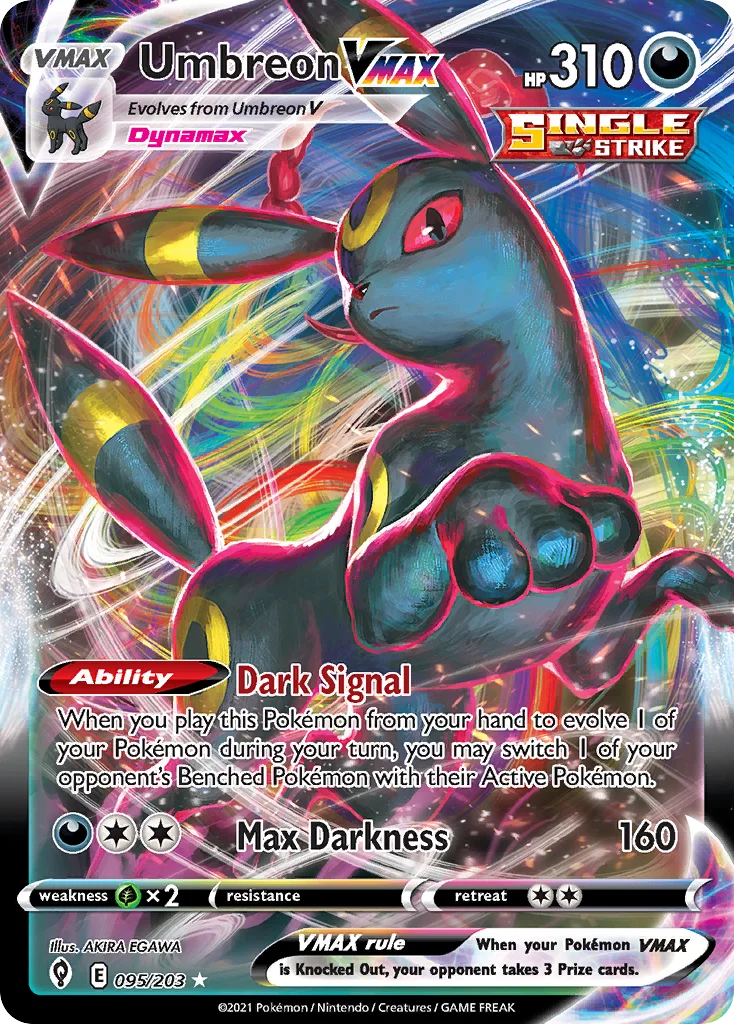 swsh7-95 Umbreon VMAX 095/203 Rare holo vmax