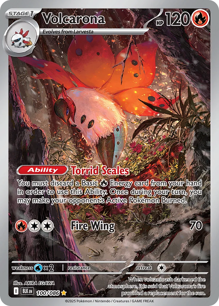 Volcarona 100/086 Illustration rare