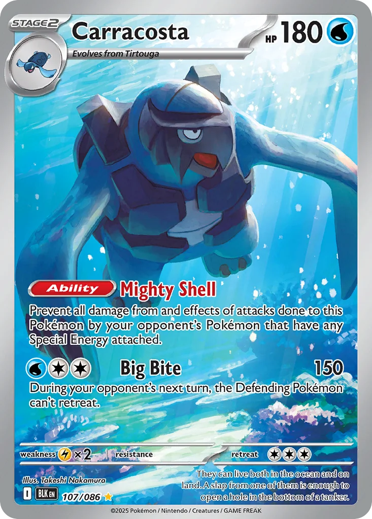Carracosta 107/086 Illustration rare