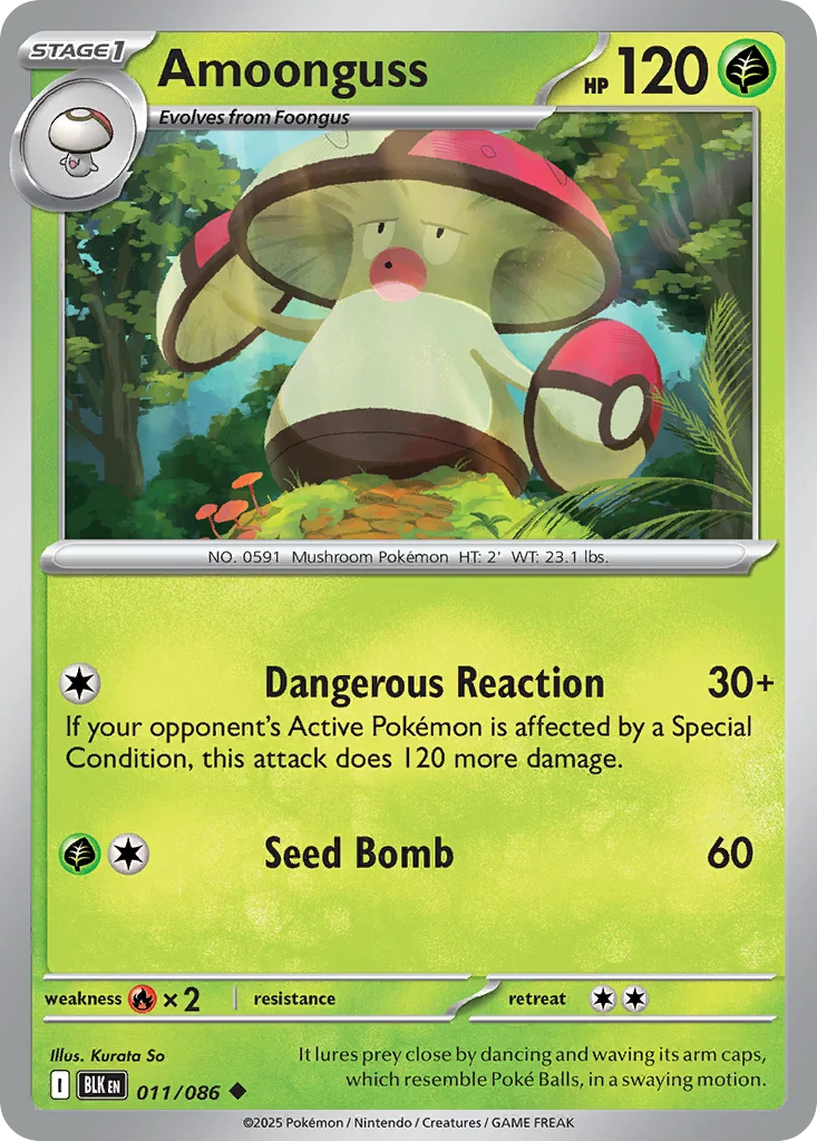 zsv10pt5-11 Amoonguss 011/086 Uncommon
