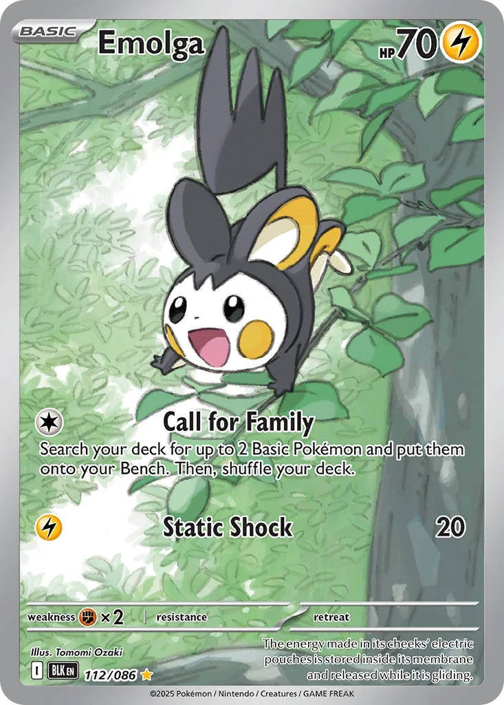 Emolga 112/086 Illustration rare