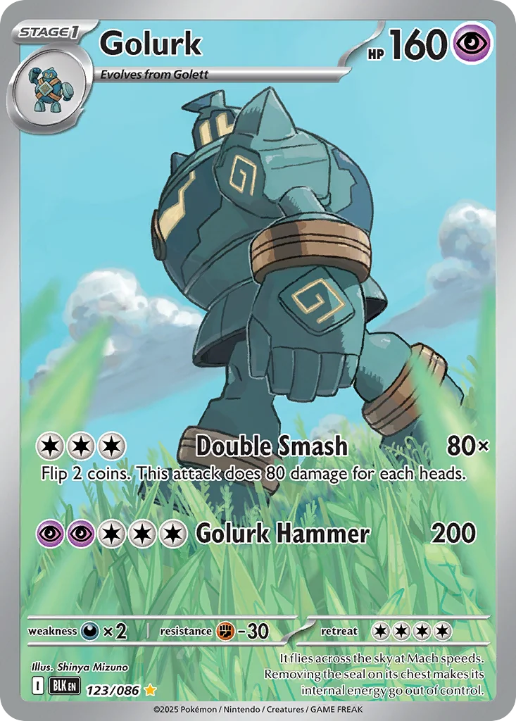Golurk 123/086 Illustration rare