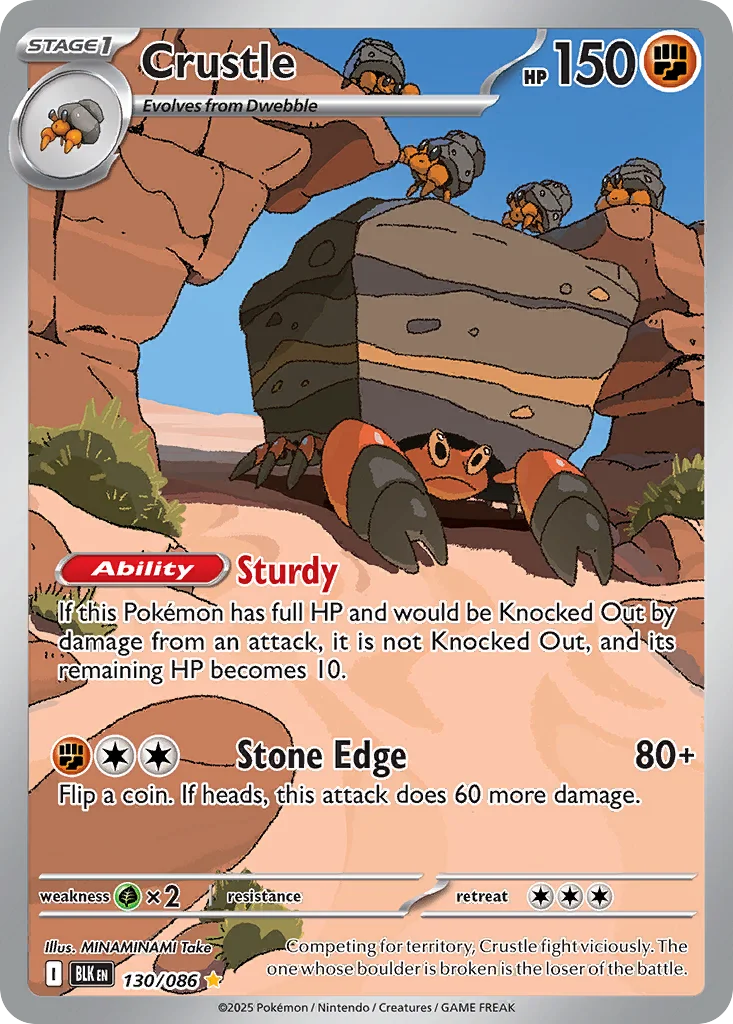 Crustle 130/086 Illustration rare