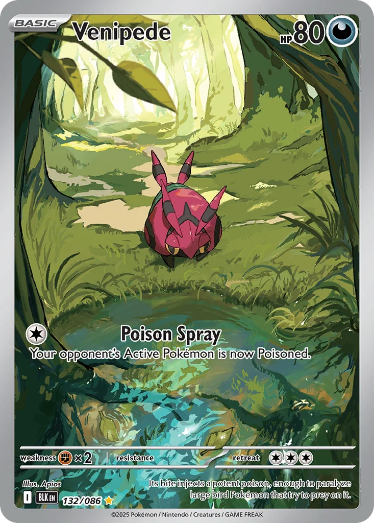 Venipede 132/086 Illustration rare