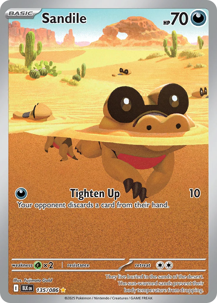 Sandile 135/086 Illustration rare