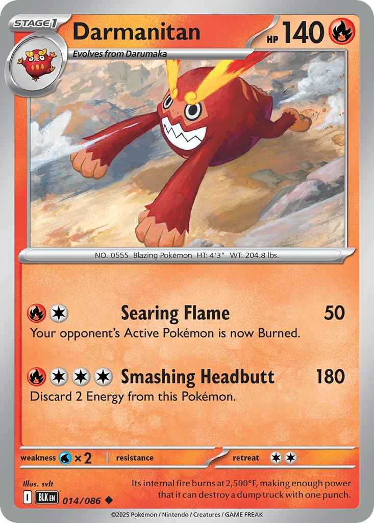 zsv10pt5-14 Darmanitan 014/086 Uncommon