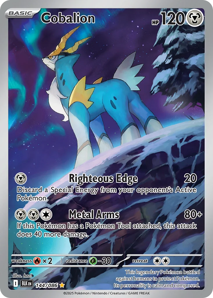 Cobalion 144/086 Illustration rare
