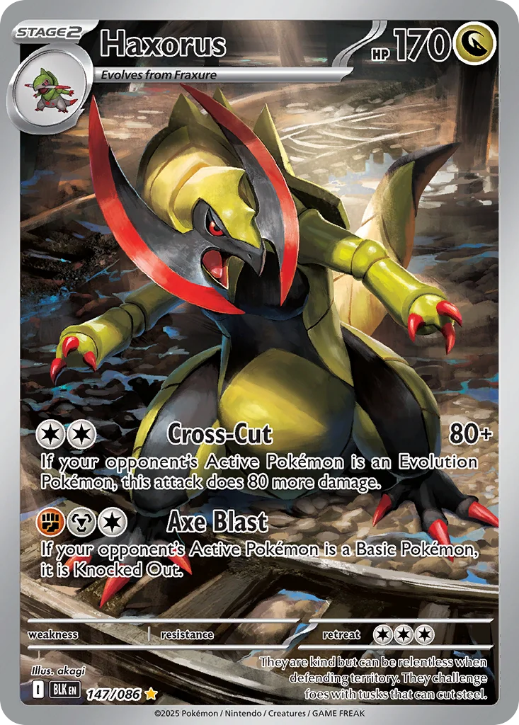 Haxorus 147/086 Illustration rare