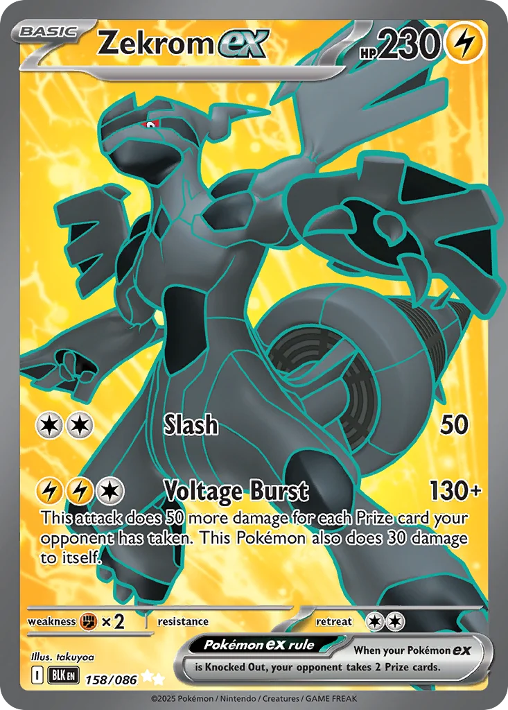Zekrom ex 158/086 Ultra rare