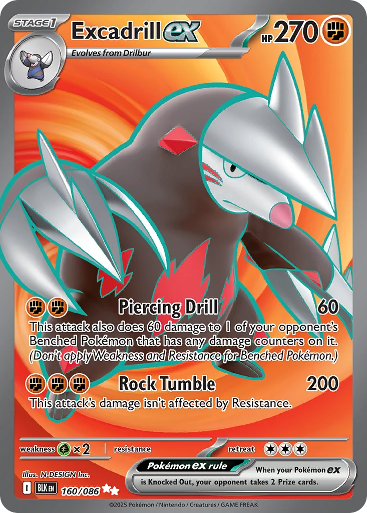 Excadrill ex 160/086 Ultra rare