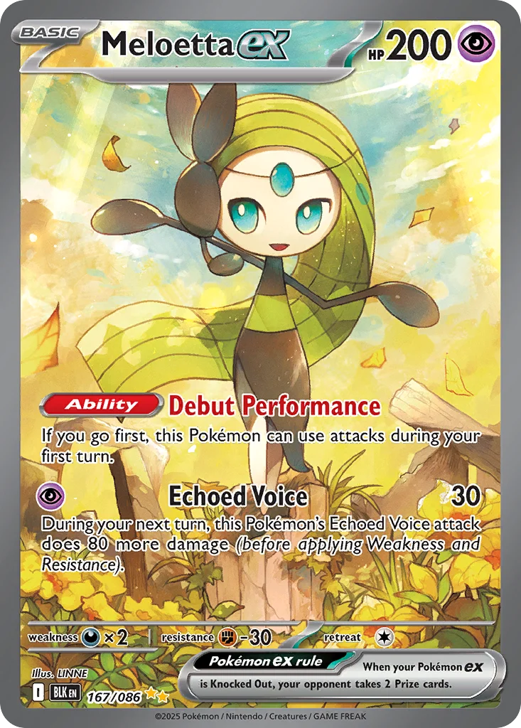 Meloetta ex 167/086 Special illustration rare