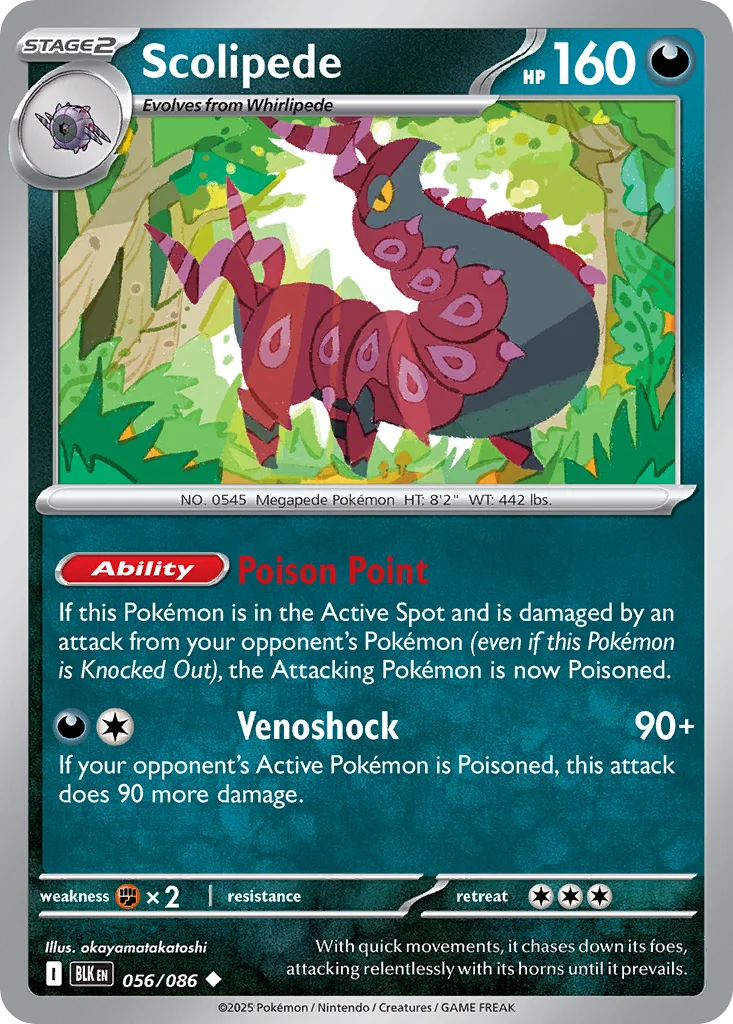 Scolipede 056/086 Uncommon