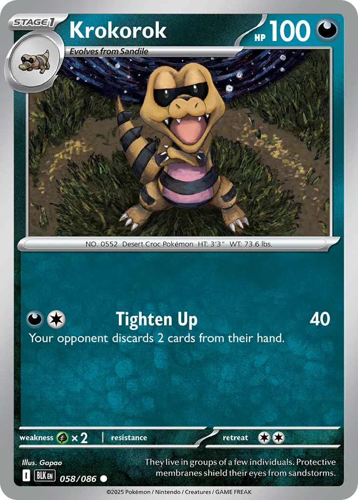 Krokorok 058/086 Common