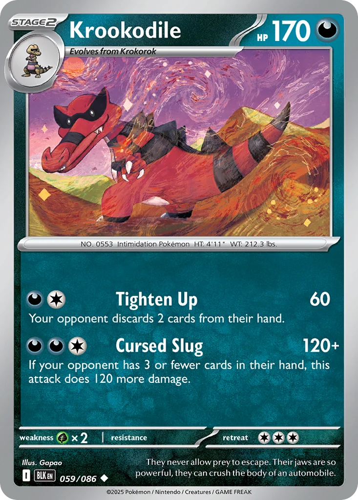 Krookodile 059/086 Uncommon