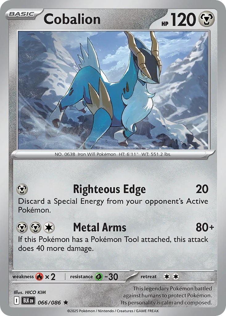 Cobalion 066/086 Rare