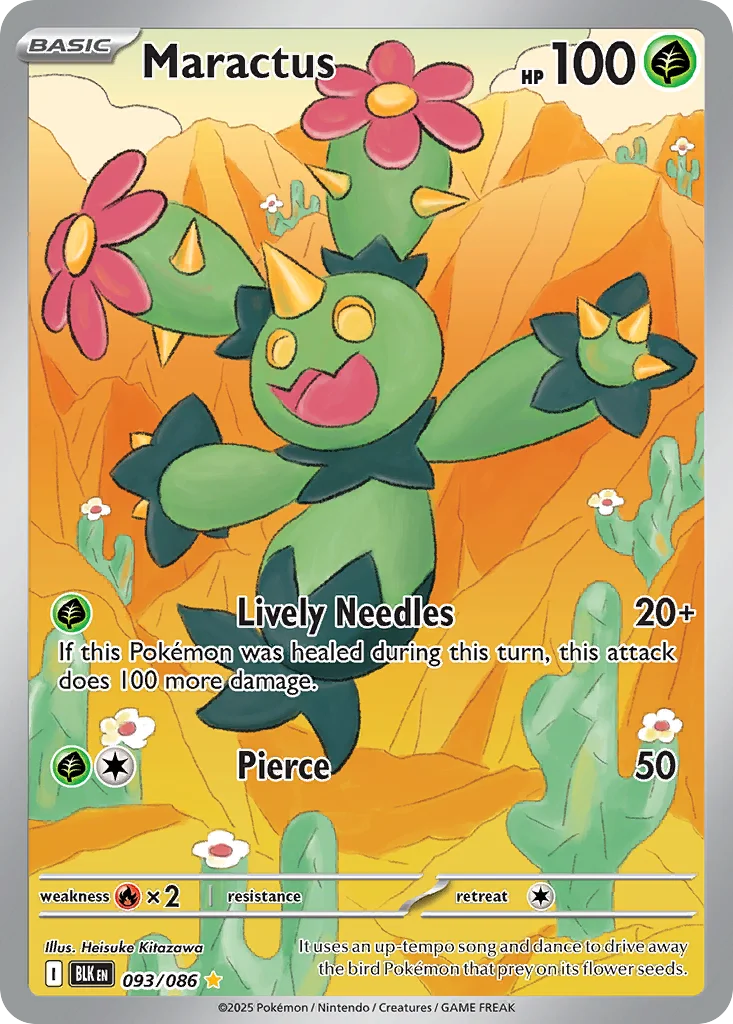 Maractus 093/086 Illustration rare