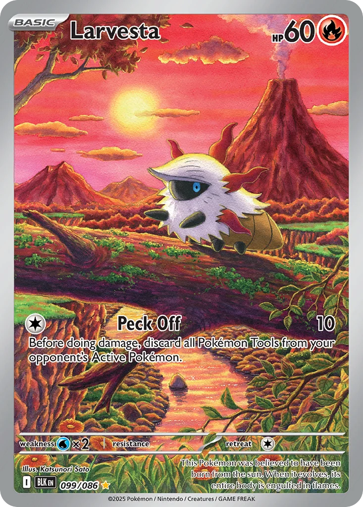 Larvesta 099/086 Illustration rare