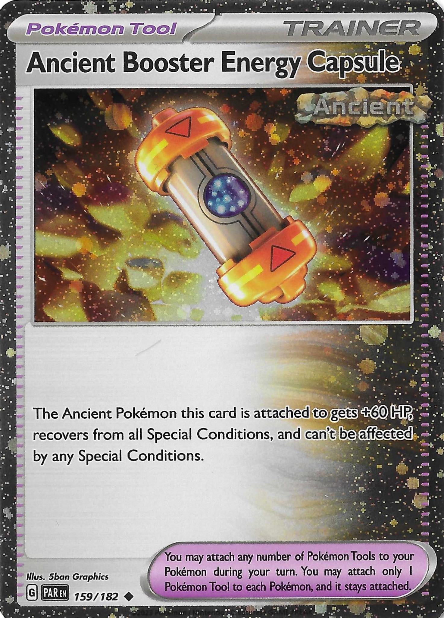 Ancient Booster Energy 159/182 SV Paradox Rift Cosmos Holo NM