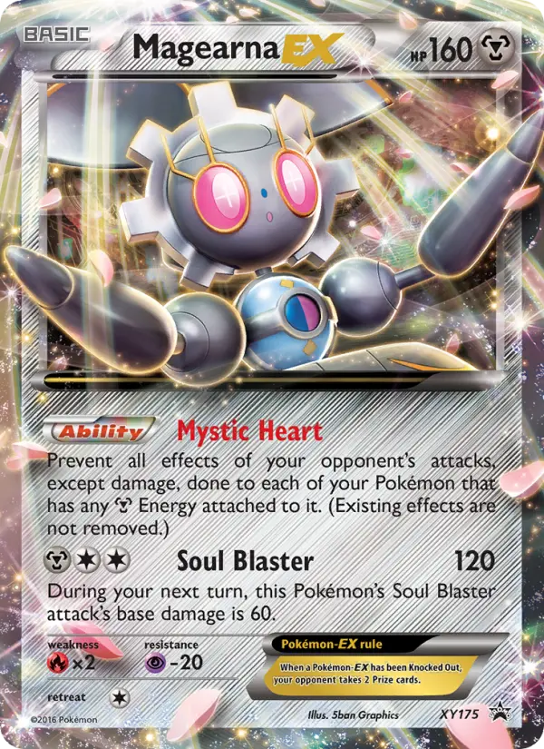 Magearna EX XY175 XY Black Star Promos MP