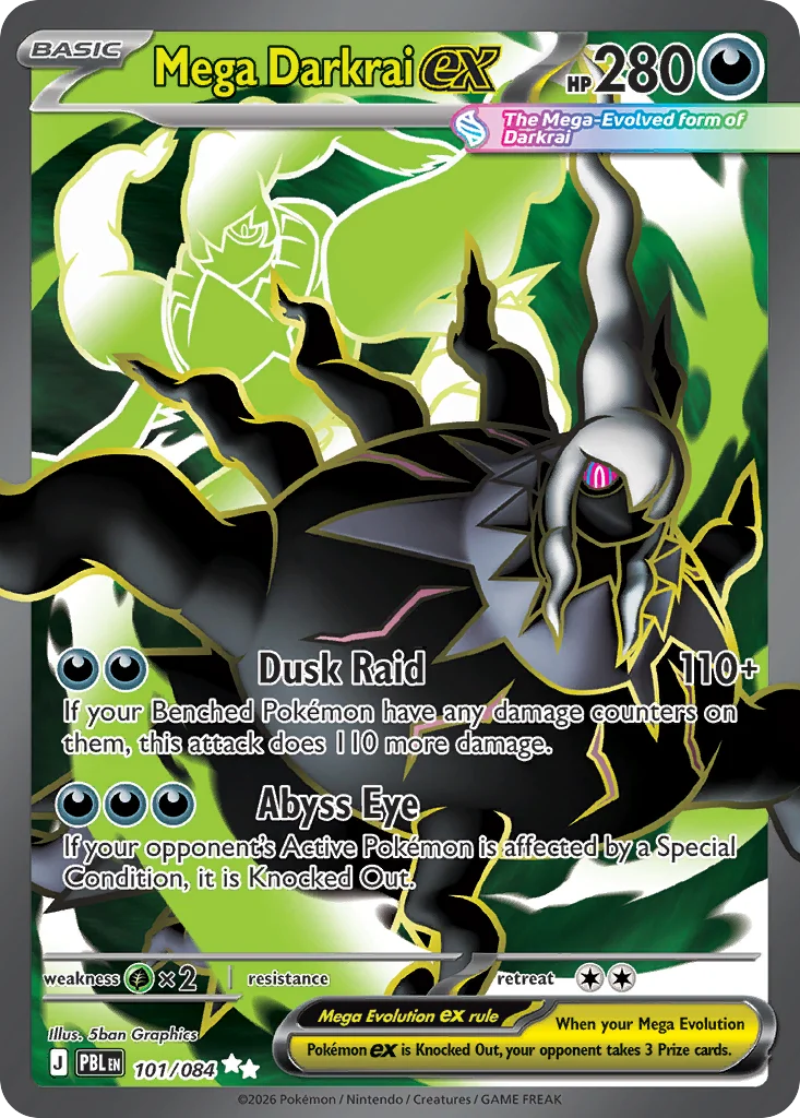 Mega Darkrai ex 101/084 Ultra rare